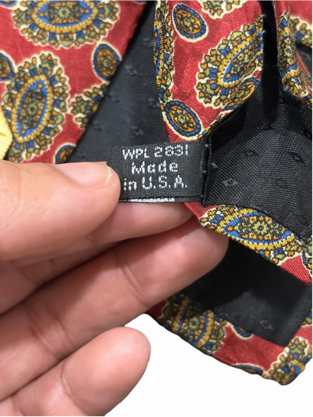 Vintage Men's Silk Tie Lot (5) - Polo Ralph Lauren, Bill Blass, Villa Bugatti